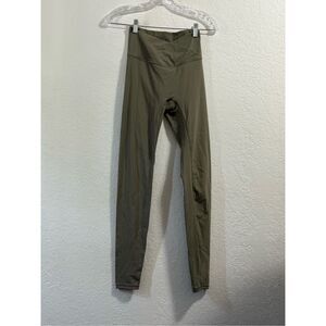 Olive High-Waisted Leggings